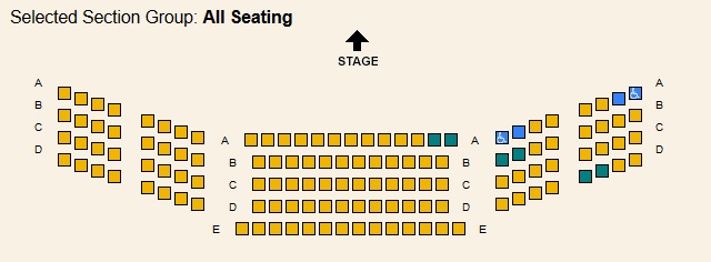 NC Stage Seating Map