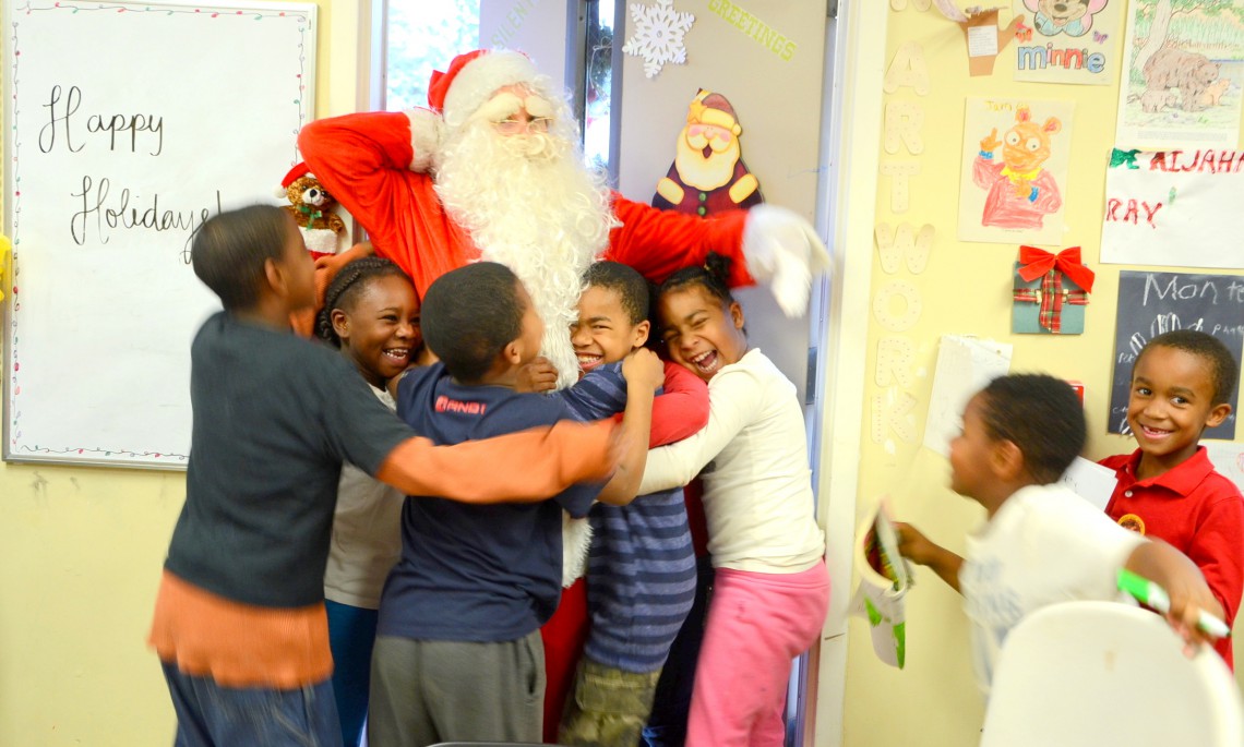 BEST SANTA HUG